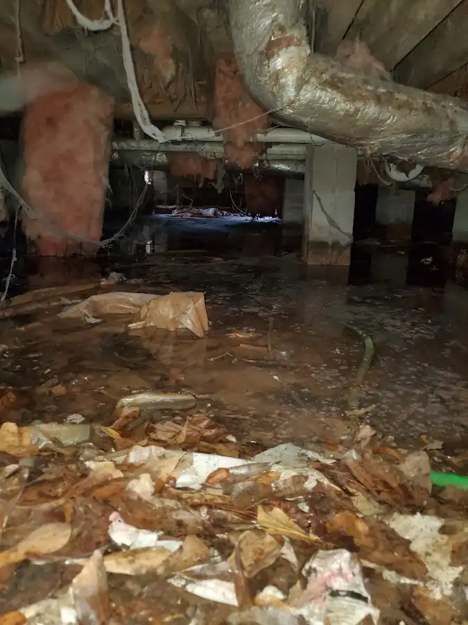 Crawl space flood assessment for Commercial Water Damage Restoration in Mukilteo